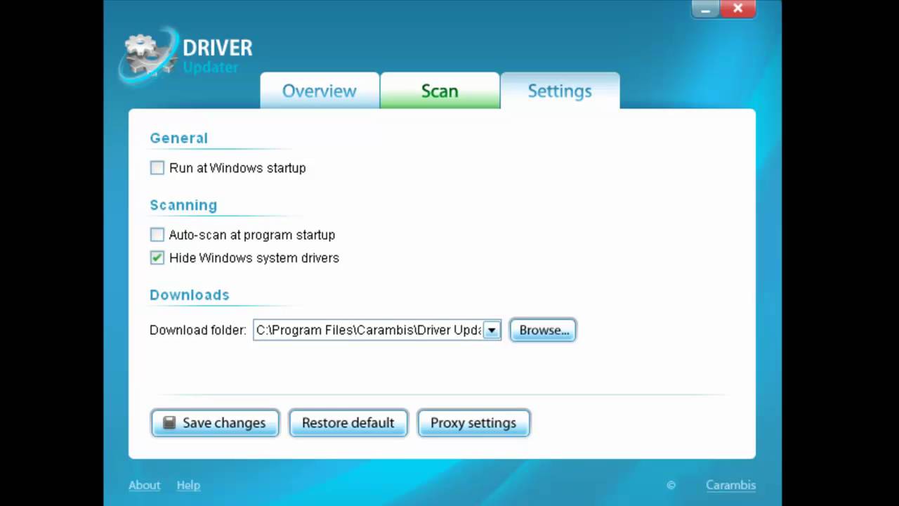 avg update driver registration key